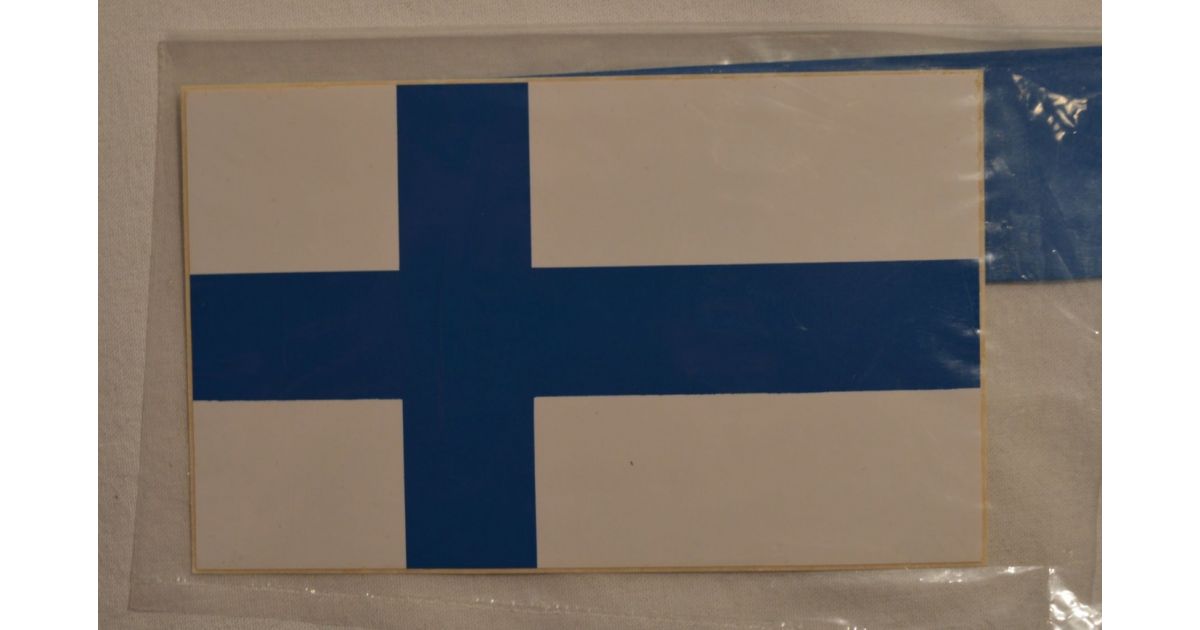 Suomenlippu-tarra 