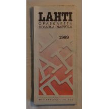 Lahti Opaskartta Hollola-Nastola 1989