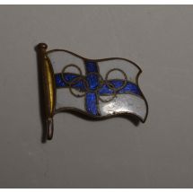 Suomenlippu olympiarenkailla -rintamerkki