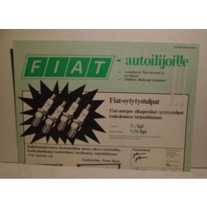 Fiat varaosa-/tarvike mainos v.1983