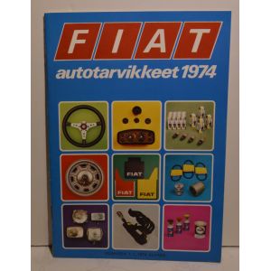Fiat autotarvikkeet 1974