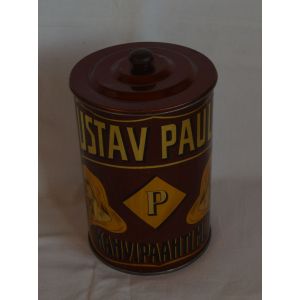 Gustav Paulig 100v. peltipurkki