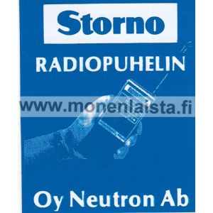 Storno radiopuhelin -tarra